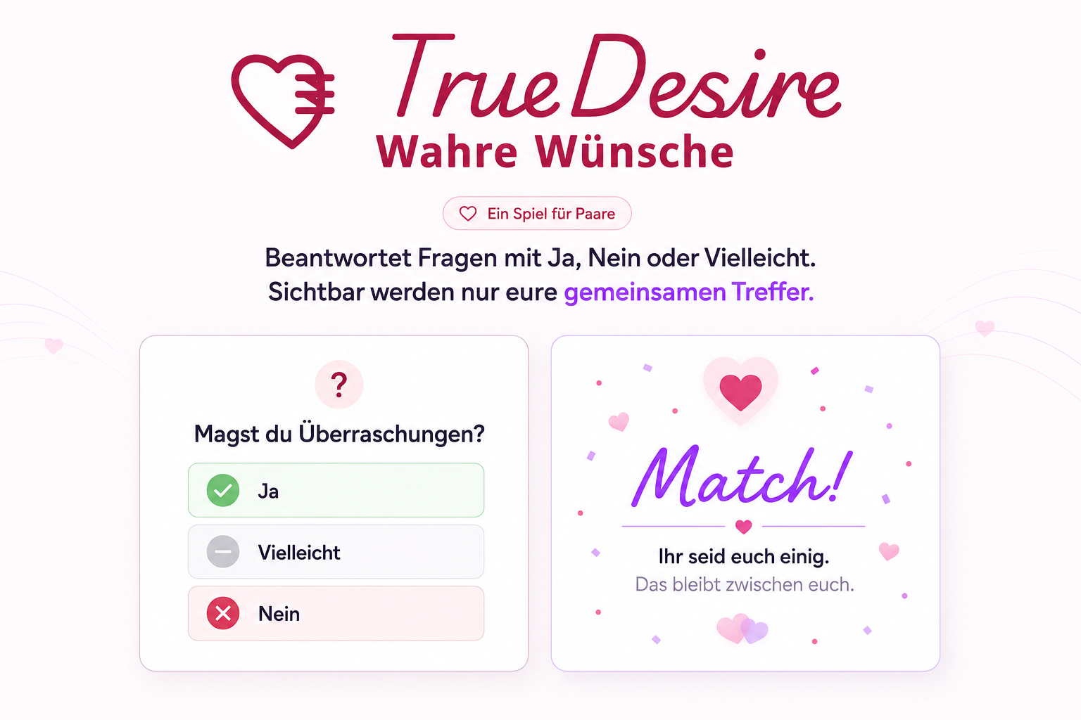 Titelgrafik von TrueDesire